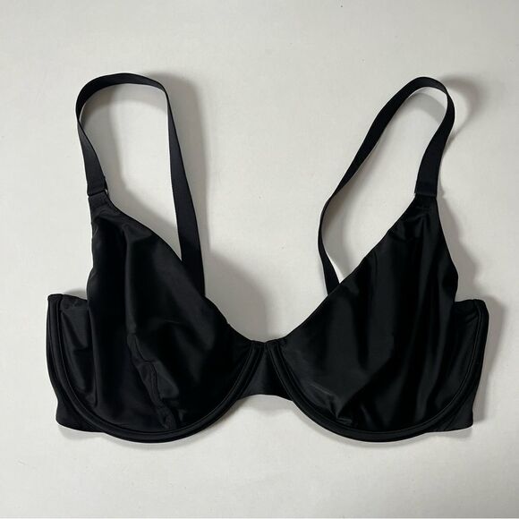 CUUP The Satin Plunge Bra Black 40G - Picture 6 of 10